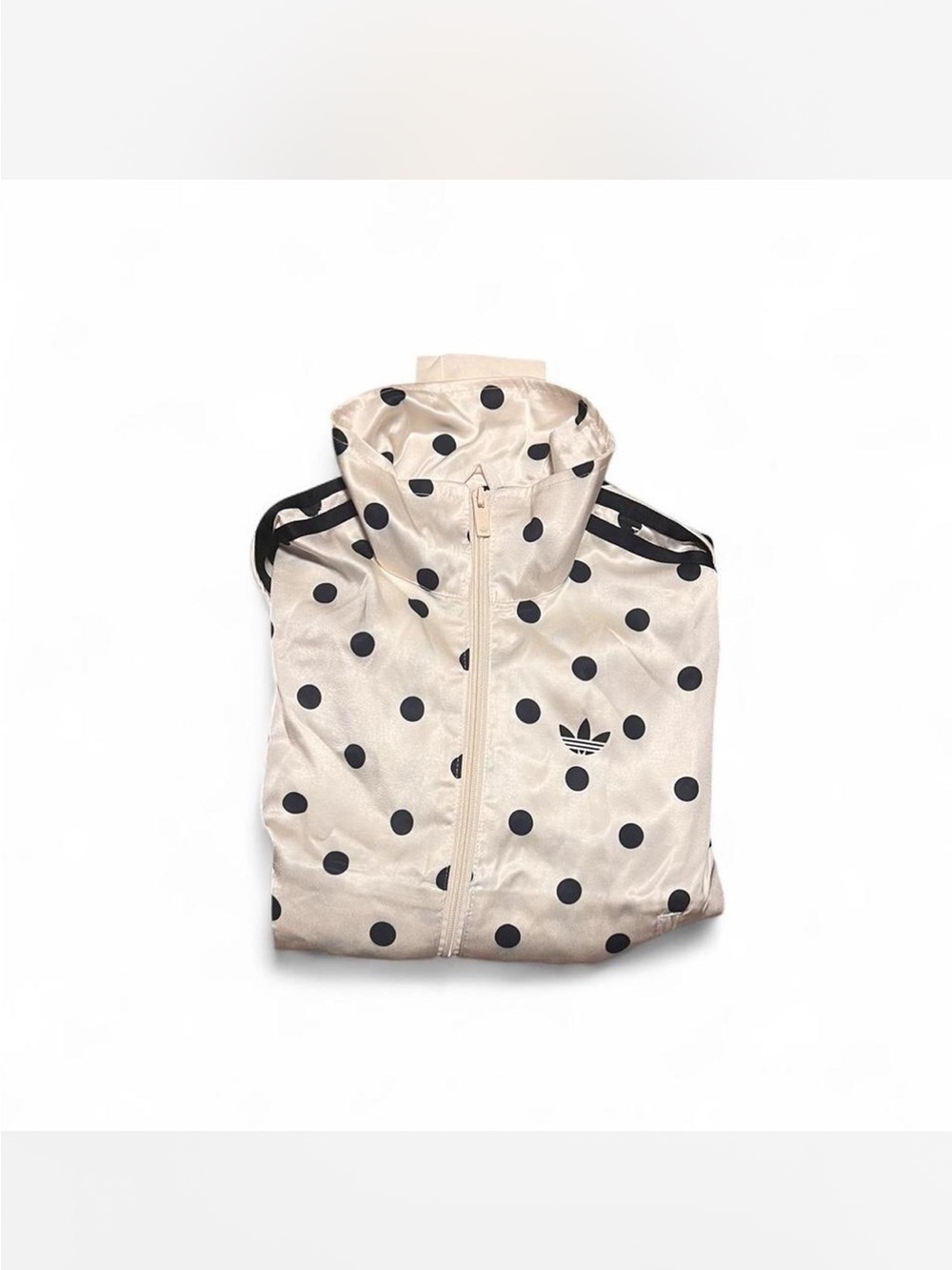 Rare Adidas Originals Satin Polka Dot Track Top Tracksuit Jacket